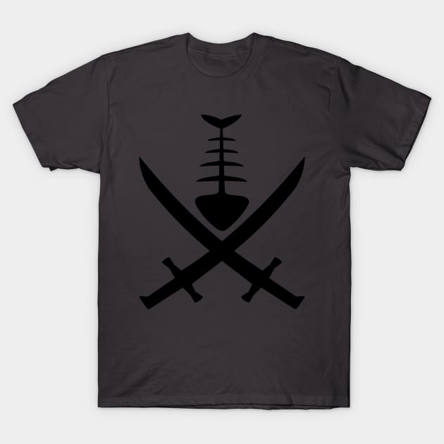 Pirate Cat tattoed symbol T-Shirt by DepicSpirit